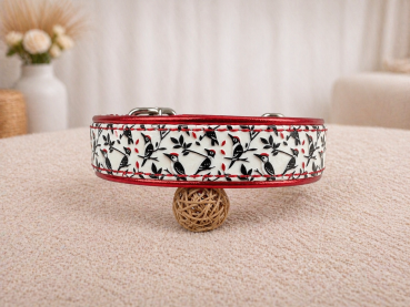 Biothane Leder Motiv Halsband "Specht"
