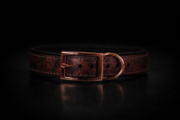 Coated Webbing Leder Halsband