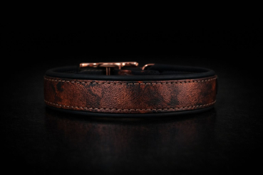 Coated Webbing Leder Halsband