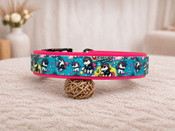 Biothane Motiv Halsband Double "Einhorn"