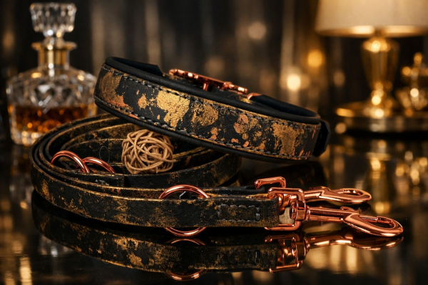 Coated Webbing Leine 3-fach verstellbar