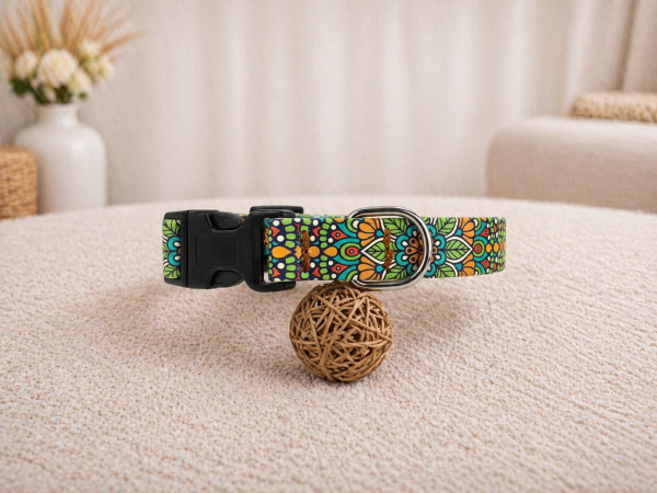 Biothane Motiv Halsband "Mandala"
